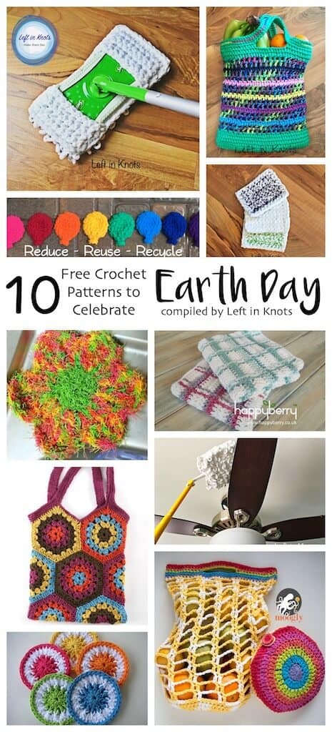 Earth Day Crochet Patterns - Free Pattern Collection - Left in Knots