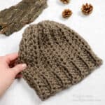 Fast Crochet Hat: 30-Minute Beanie in 4 Sizes - Left in Knots