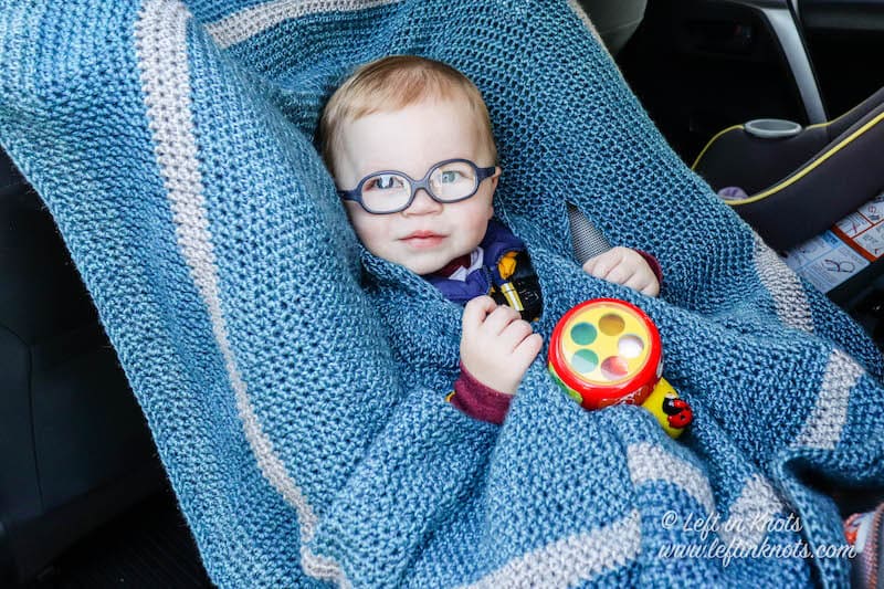 Free Crochet Patterns For Babies And Kids Left In Knots - Free Crochet Car Seat Blanket
