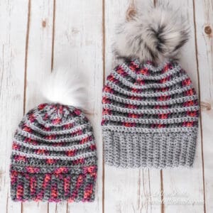 Easy Half Double Crochet Beanie - Free Pattern - Left in Knots