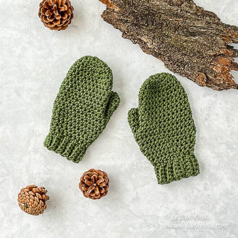 Free Crochet Mitten Patterns - Left in Knots