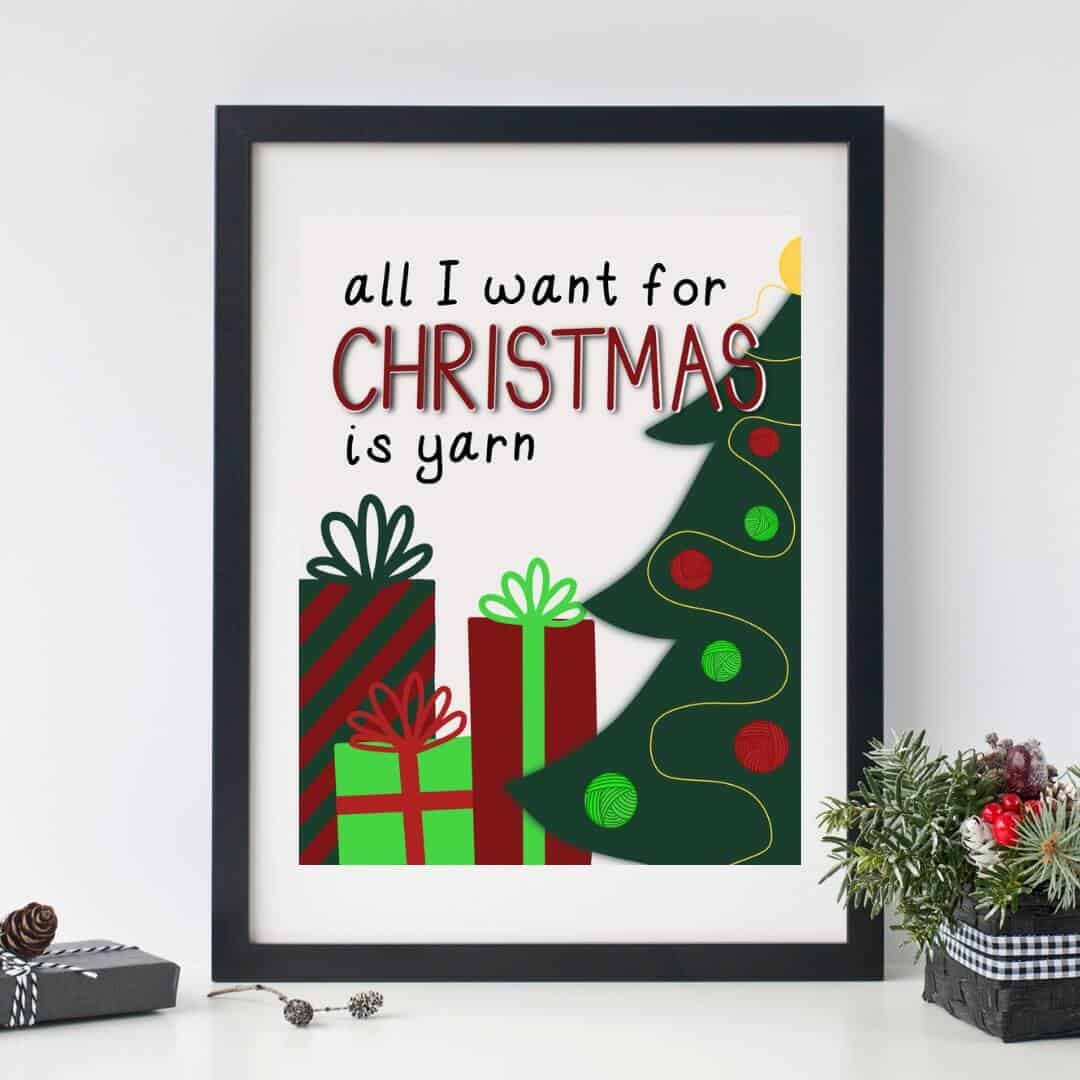 Christmas Printable for Crafters - Left in Knots